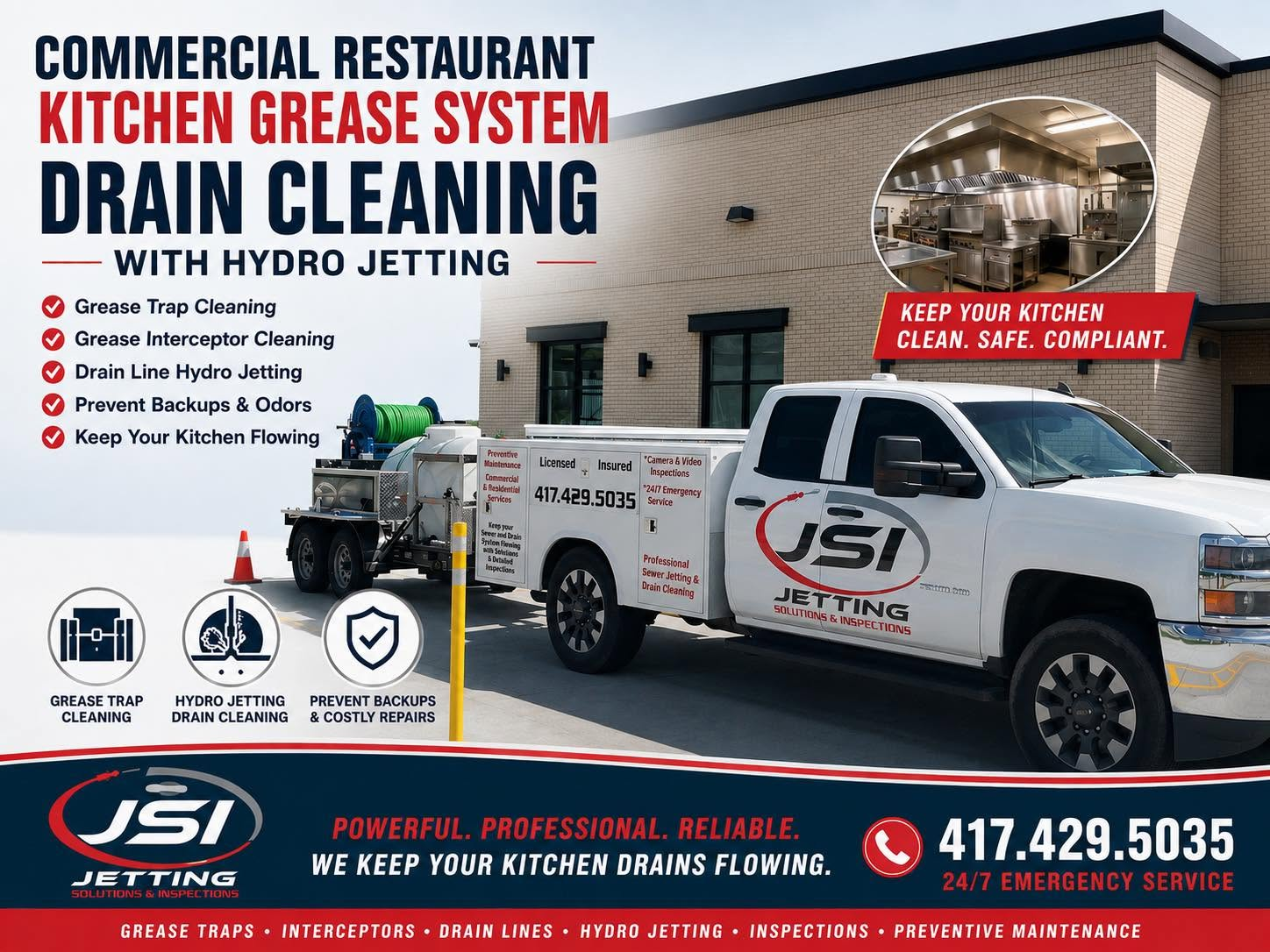 Commercial drains project by JSI